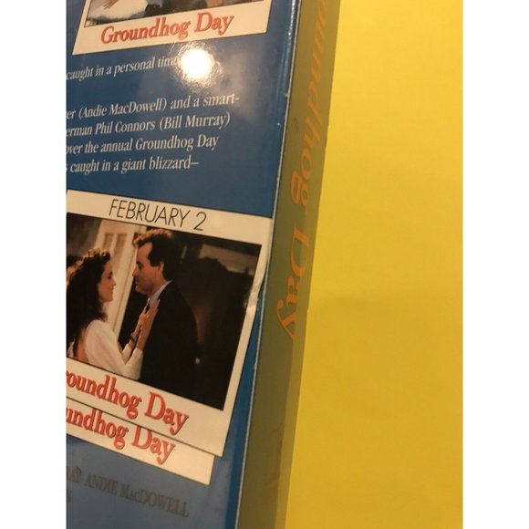 Vintage 90's 1993 Groundhog Day Bill Murray Brand New Sealed VHS - Picture 4 of 4